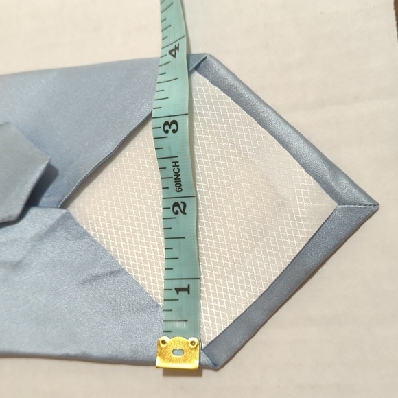 Bruno Piattelli Men's Baby Blue 100% Silk Tie Made in Korea - Picture 4 of 5